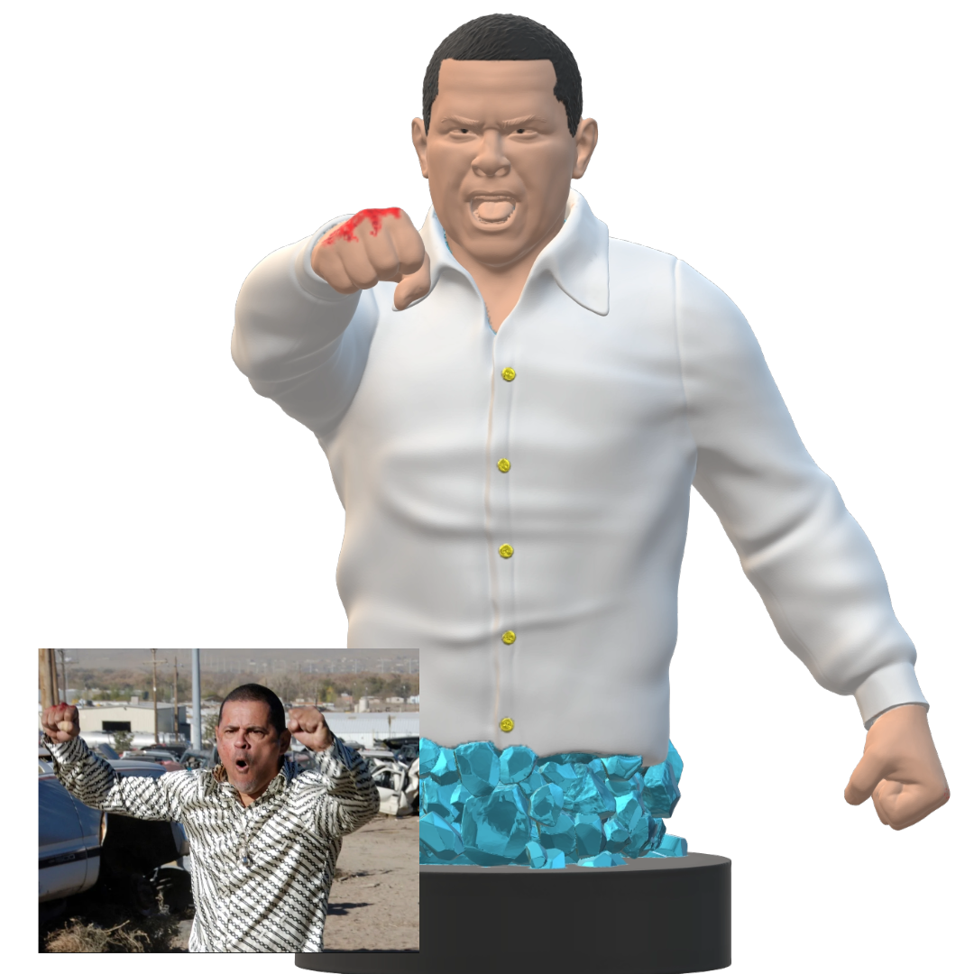 Tuco Salamanca Bloody Fist Pose - Breaking Bad TV Show - Digital STL 3D Models
