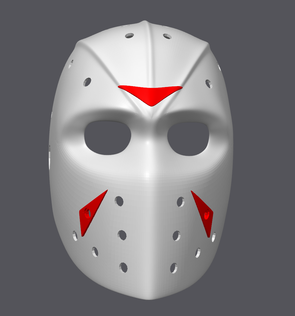 Jason Vorhees Mask Modern Version 2024 - Digital STL 3D Model