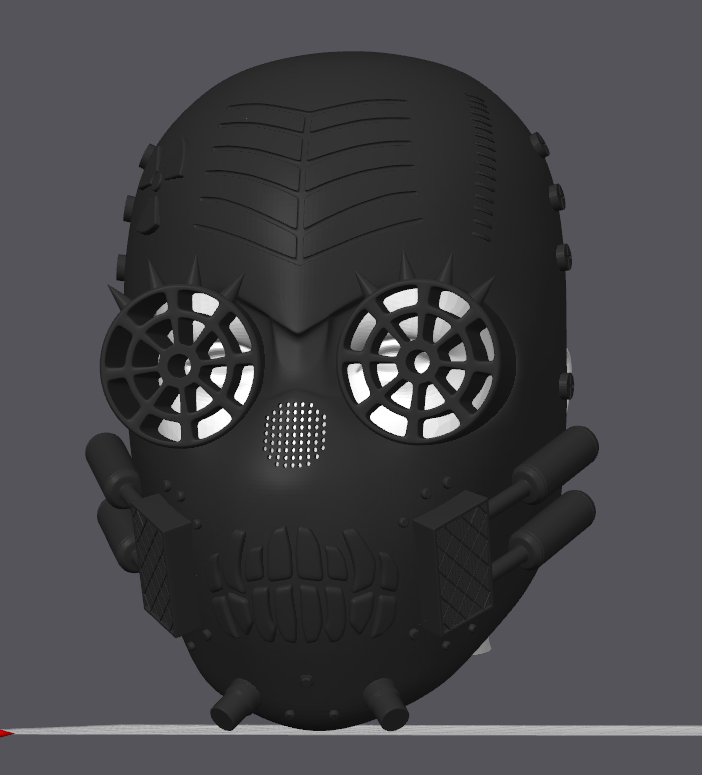 Wasteland Post-Apocalyptic Full Faceshell Prop | Halloween Costume - Digital STL 3D Model