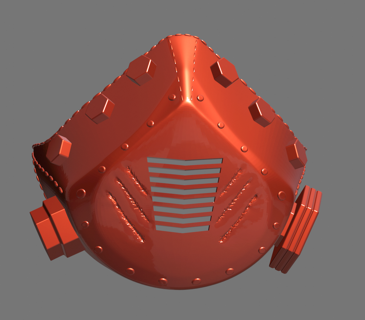 Wasteland Apocalyptic Type Facemask Short-Version Half-Mask - Digital STL 3D Model