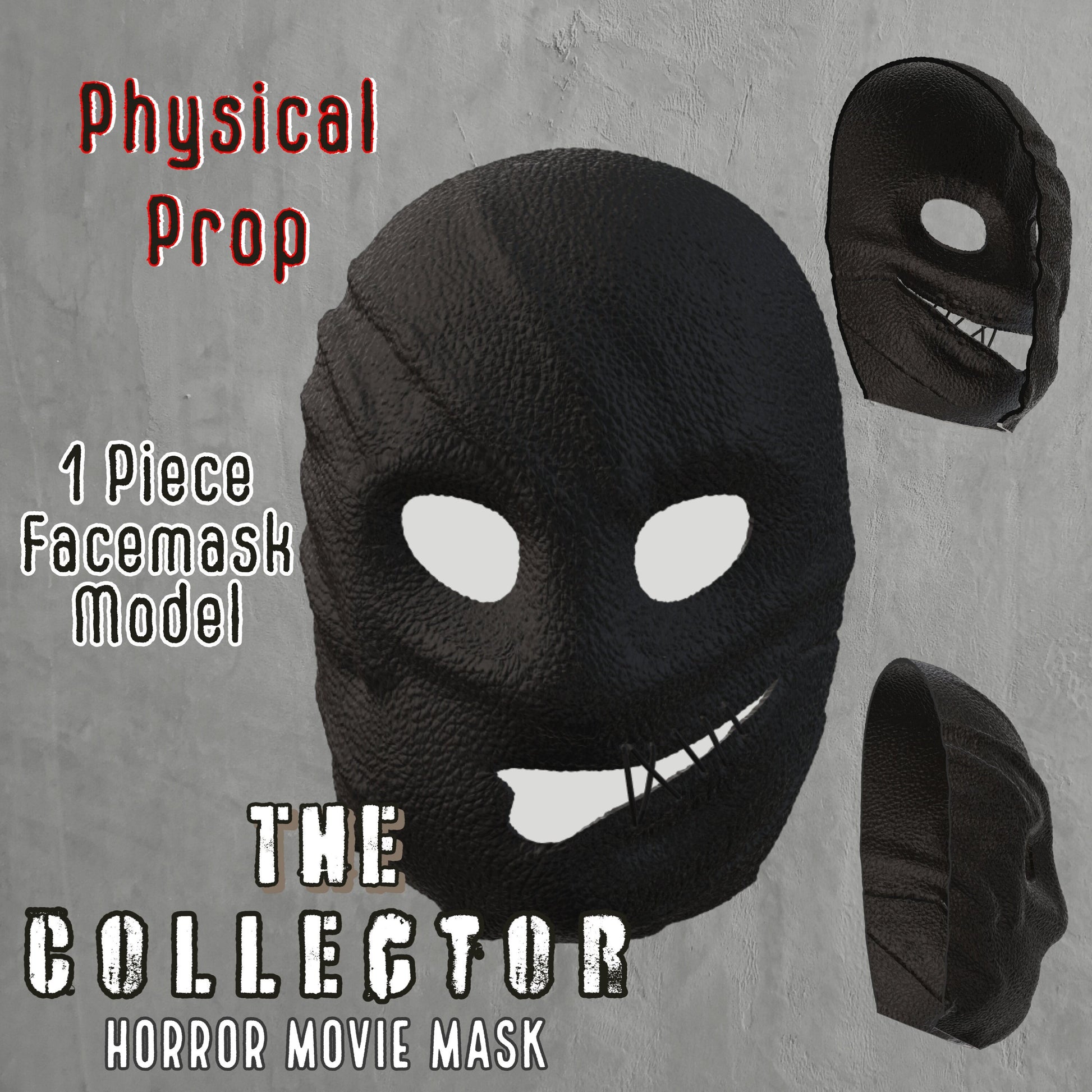 The Collector Face Mask - Horror Movie | Professional Prop - Textured Surface PLA+ | Multiple Sizes - Horror Decor - Halloween Mask